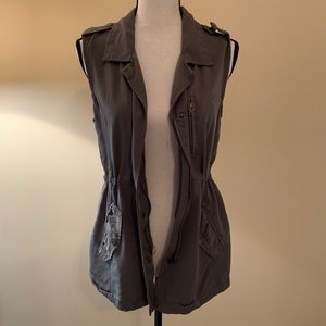 Wet Seal army green vest